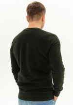 Свитшот Bowery NYC однотонный реверсный Forest Green