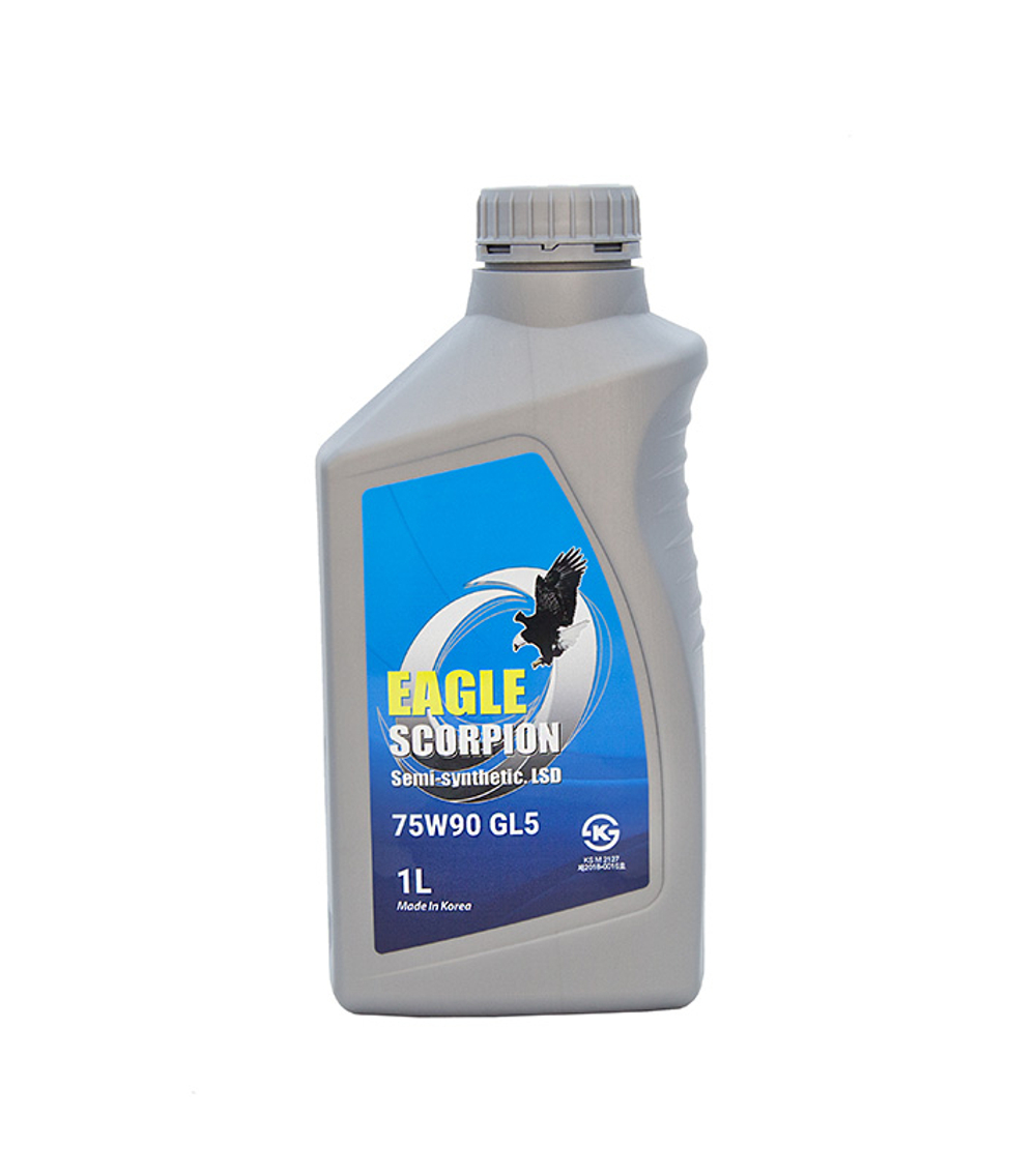 Масло трансмиссионное EAGLE SCORPION Gear Semi-Syn Oil 75W90 API GL-5 LSD, 1L (до минус 45°,С)