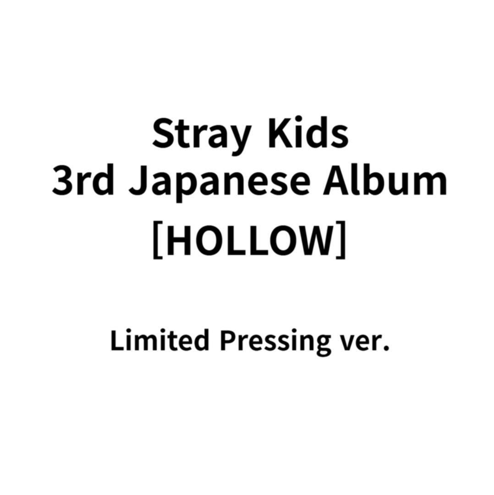 Японский альбом Stray Kids - HOLLOW [Limited pressing] CD + Visual card set