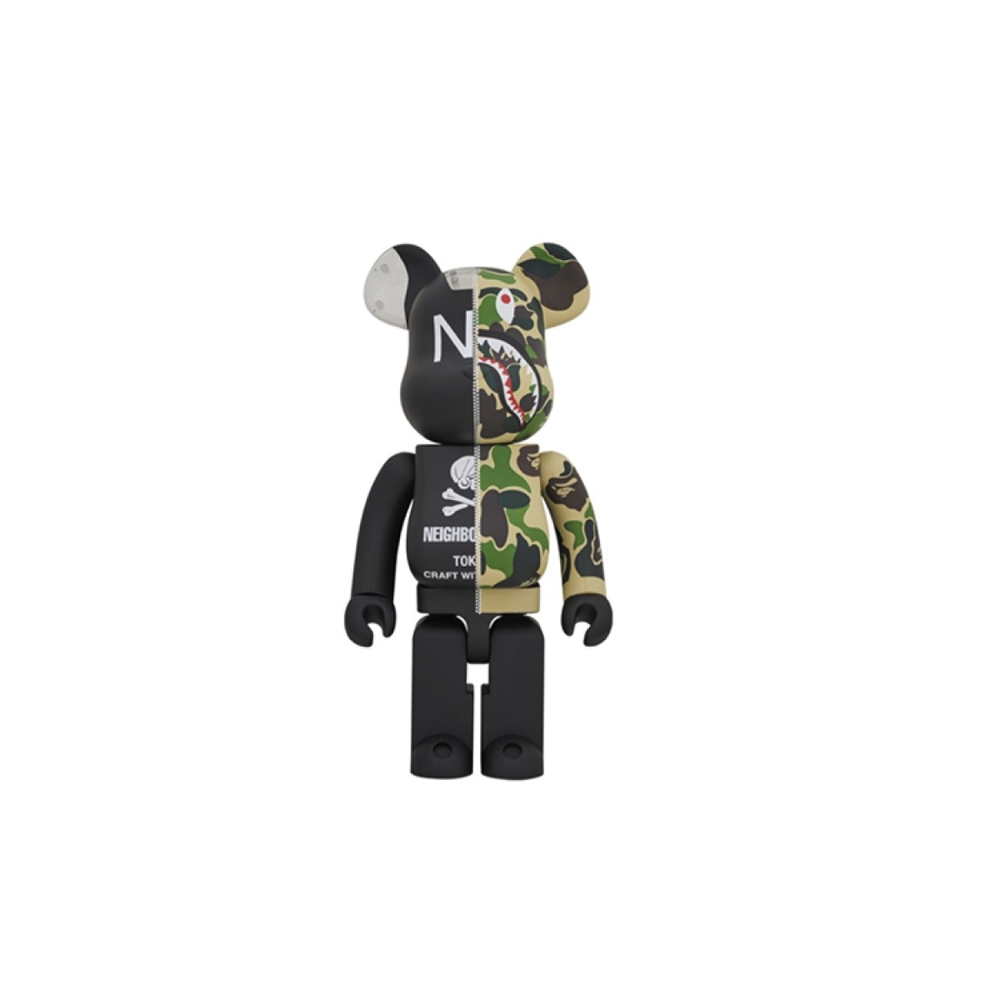 Дизайнерские игрушки BE@RBRICK x Bape 1000% Neighborhood 70cm, BAPE1000%