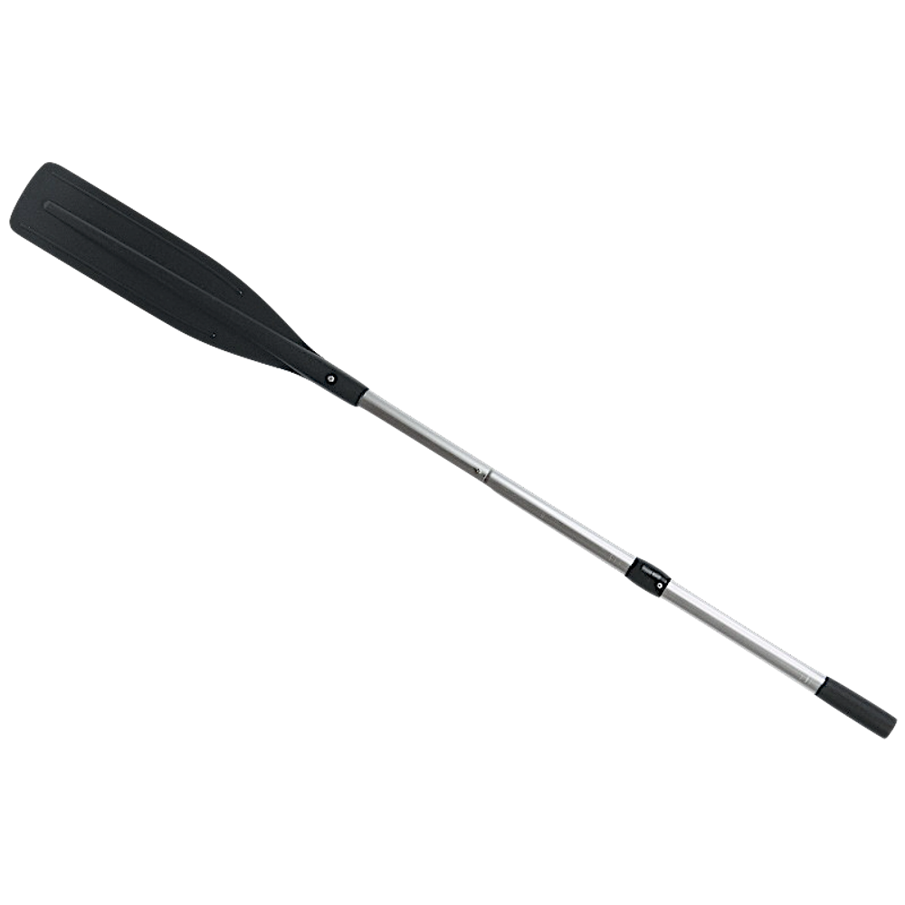 Весло 150см D=30мм разборное Узкая лопасть (Уфа) Чёрное Прямое 1 весло