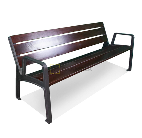 Скамейка садовая «Экстра» (1,5 м ангарская сосна,чугун)