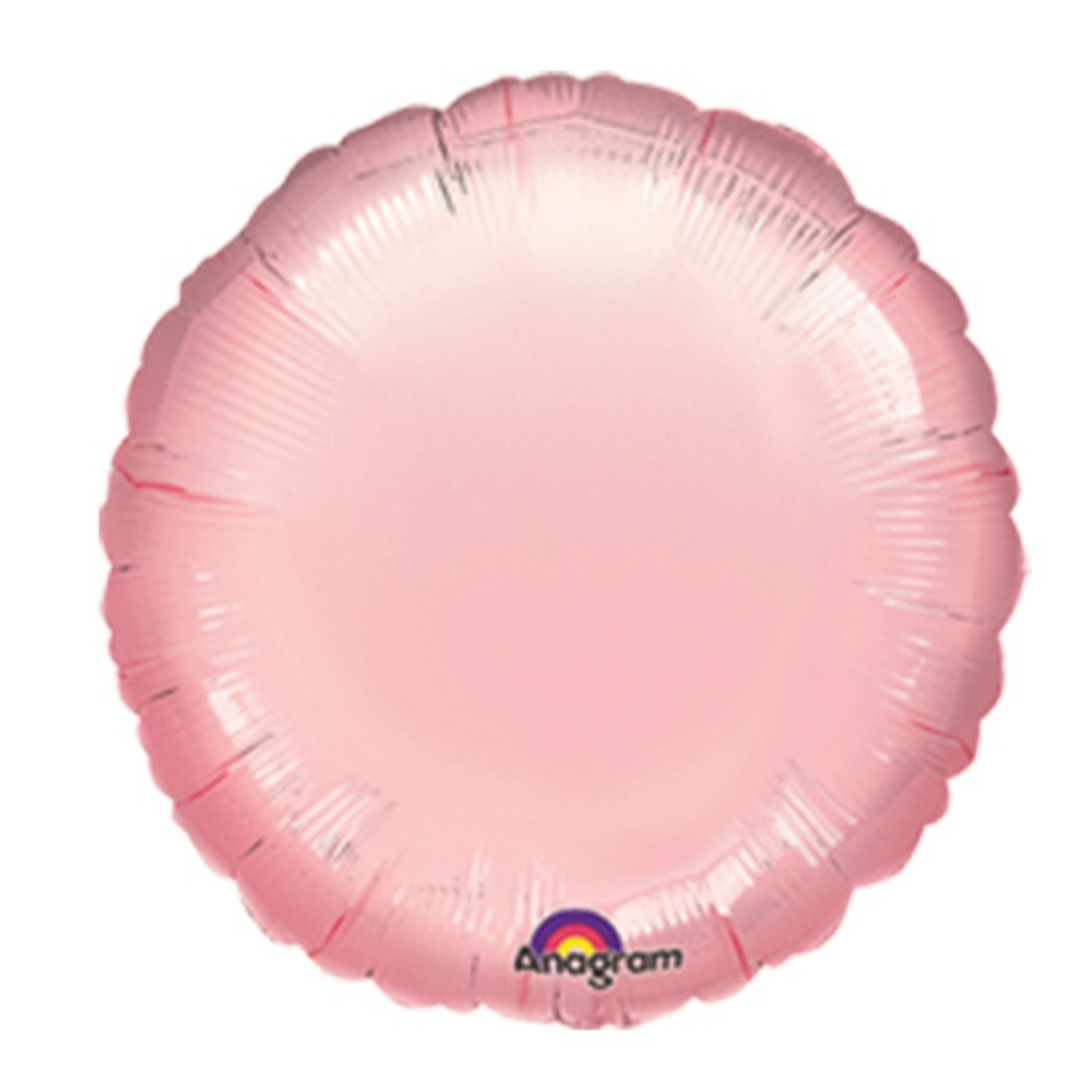 Фольгированная фигура, круг 18"/46СМ Металлик Pink