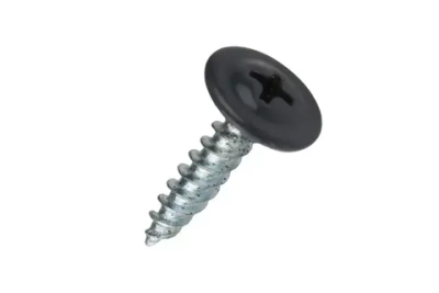 Саморез с прессшайбой 4,2х19 серый гранит RAL7024 острые 100шт.