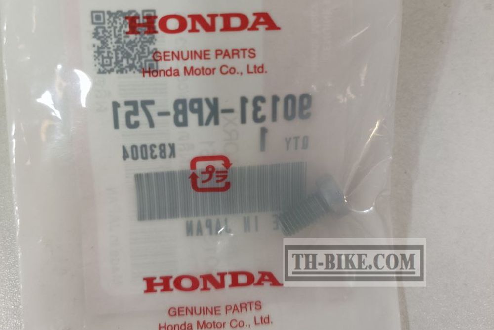 90131-KPB-751. BOLT, TORX, 5X10. HONDA