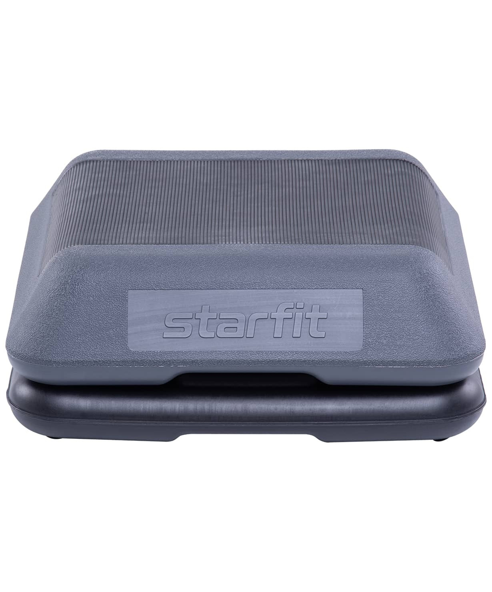 Степ-платформа быстросборная SP-401 40х40х30 см, квадратная, обрезиненная, 5-ти уровневая