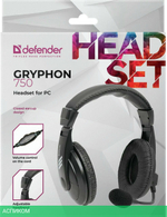 Наушники Defender Gryphon HN 750 Black (63750)