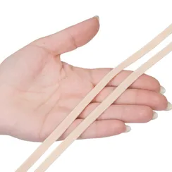 Резинка отделочная бежевая 7 мм, кант (цв. 126), 663/7