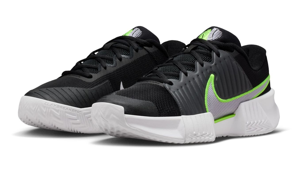 Женские теннисные кроссовки Nike Zoom GP Challenge Pro Clay - black/white anthracite volt