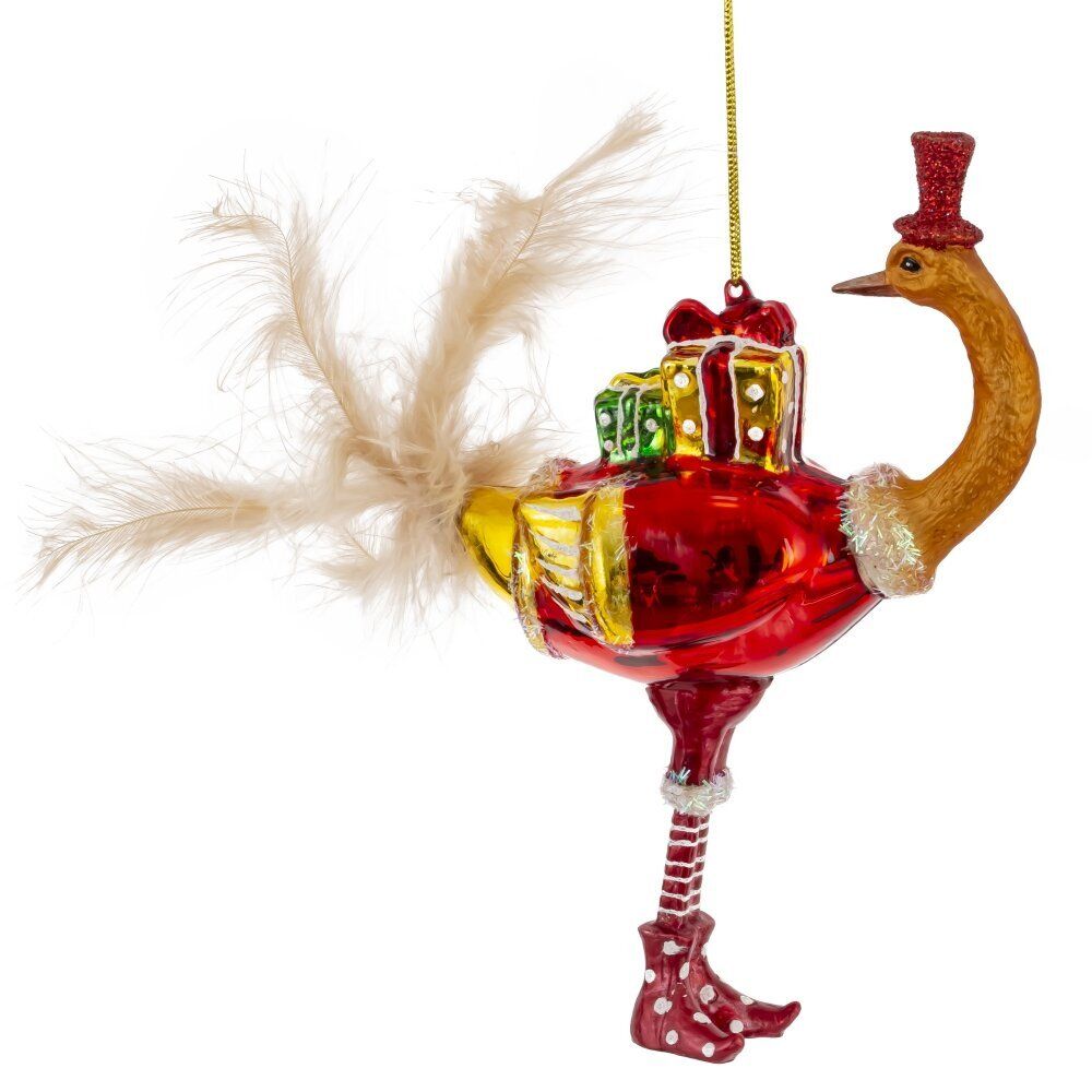 GAEM Украшение новогоднее "Страус", L10 W5 H15 см