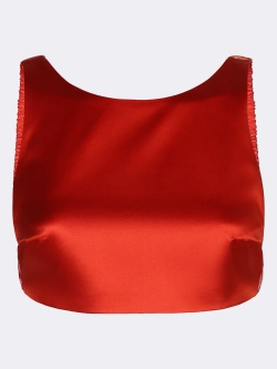 Кроп-топ красный OLA OLA