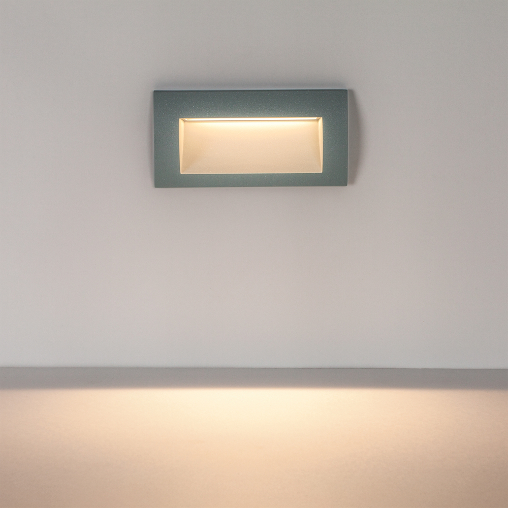 383592 Светильник ESTRA LED 5W 200LM 120G СЕРЫЙ 3000K IP55