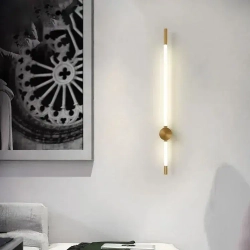 Светильник настенный светодиодный линейный, 3000К, 22Вт, 80см, бронзовый