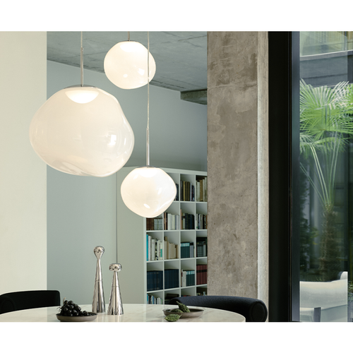 Подвесной светильник Melt Mini Opal/Silver Led