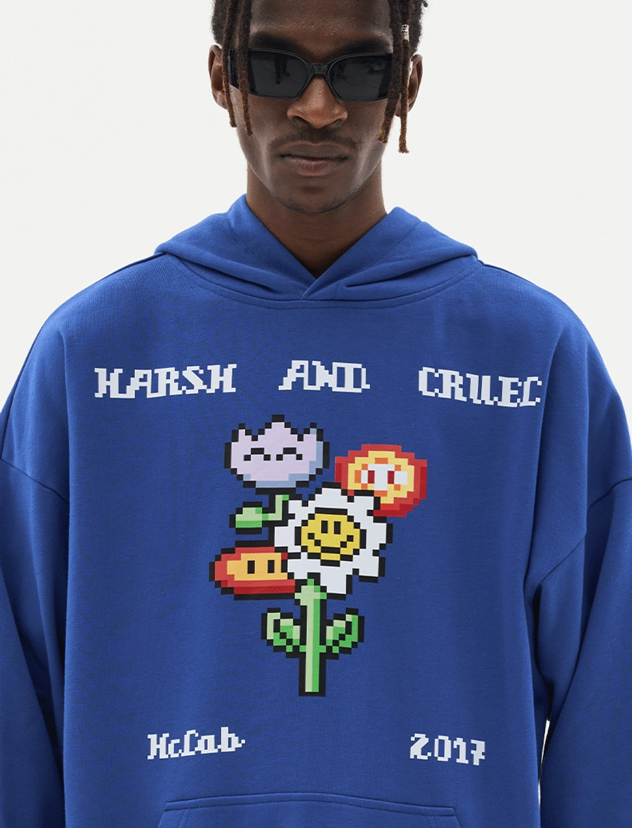 Худи HARSHandCRUEL "PixeLs" Oversized Hoodie