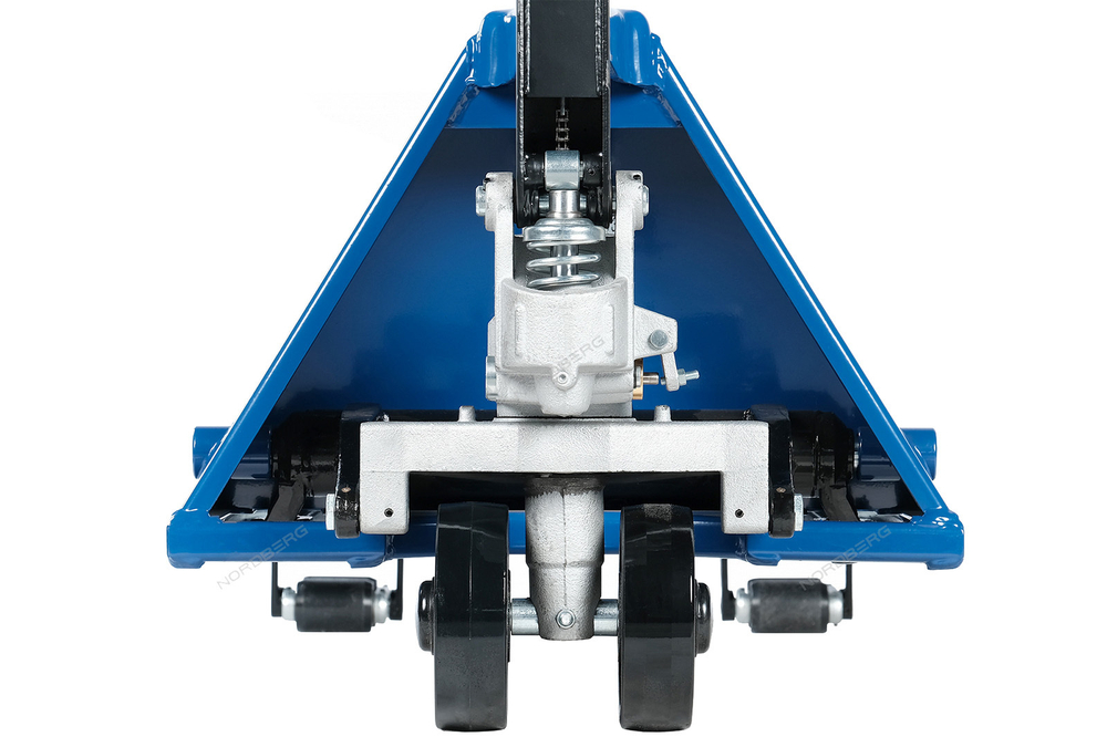 NORDBERG (N3903-15) Тележка (рохля) складская гидравлическая с низким подхватом 1.5 т, с полиуретановыми колесами