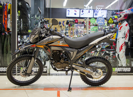 Мотоцикл Regulmoto Tour Enduro (c баланс. вал., 5 скоростей) ПТС (черный/оранжевый)