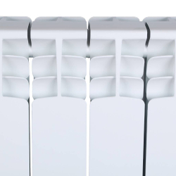 STOUT Space 500 9 секции радиатор биметаллический нижнее правое подключение RAL9016