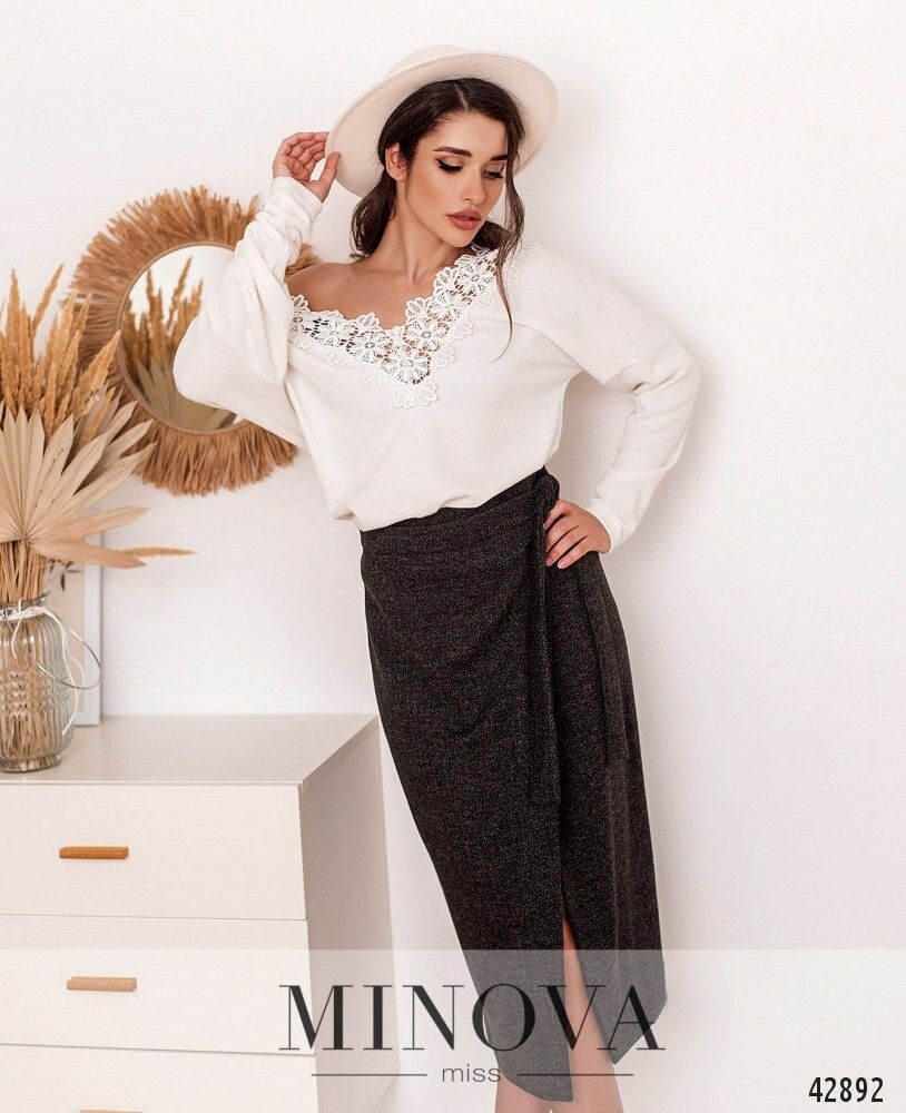 Юбка 1074-чёрный Minova