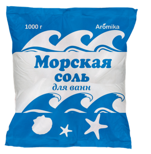 СОЛЬ ДЛЯ ВАНН АРОМИКА НАТУРАЛЬНАЯ МОРСКАЯ 1КГ