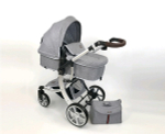 Коляска-трансформер Luxmom 608 2в1 серый