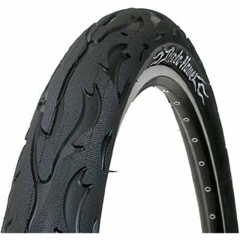 Покрышка 24"х3.00 (новый арт. (68-507) K1008A FLAME BK/BSK 30TPI слик (25) KENDA
