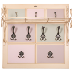 Вешалка настенная Пандора 2 Айвори Акварель