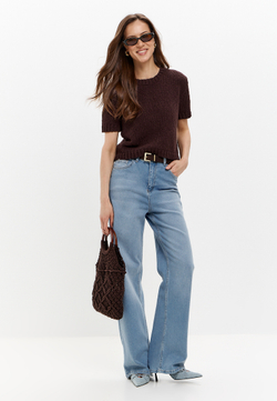 Топ из фактурной пряжи