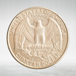 USA, ¼ Dollar, 1996 - Washington Quarter (D), AU