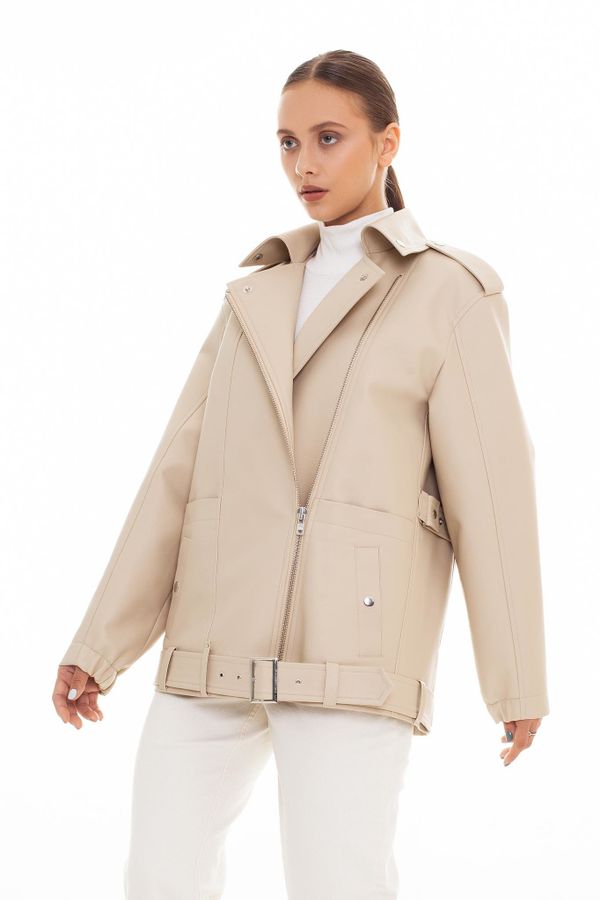 Утепленная косуха Берлин из ЭКОкожи