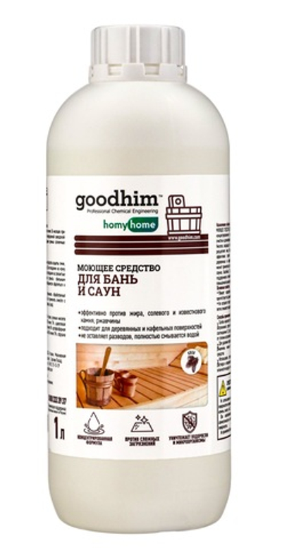 Моющее средство для бань и саун GOODHIM T150 (с ароматом хвои), 1л