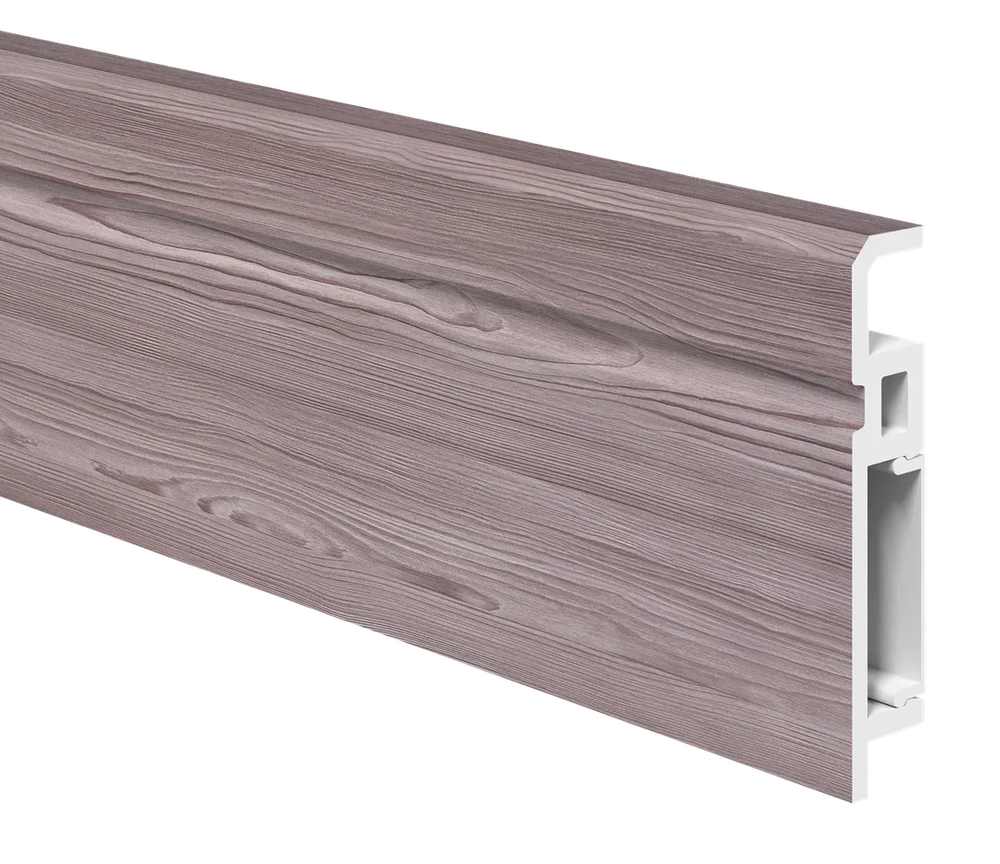 Напольный плинтус ПВХ Foresta Aviv Эсперальба Сатурн FA 022 2000х70х13 мм