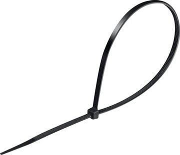 СИБИН ХС-Ч, 3.6 x 250 мм, нейлон РА66, 100 шт, черные, хомуты-стяжки (3788-36-250)