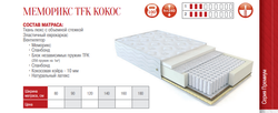 МАТРАС МЕМОРИКС TFK КОКОС