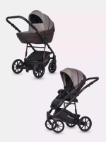Коляска  PACCO (2 в 1) (RIKO BASIC) 07 Mokka (кофейный-темно-коричневый)