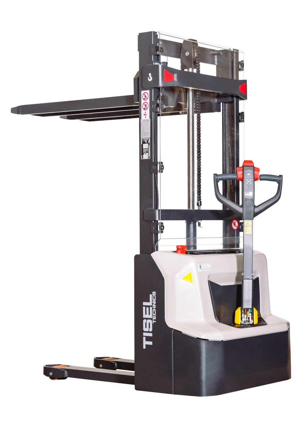 Штабелер самоходный TISEL ESL12N DX290 Li-ion (г/п 1,2 тонны, h=2,9 м, АкБ 24В/60 А-ч)