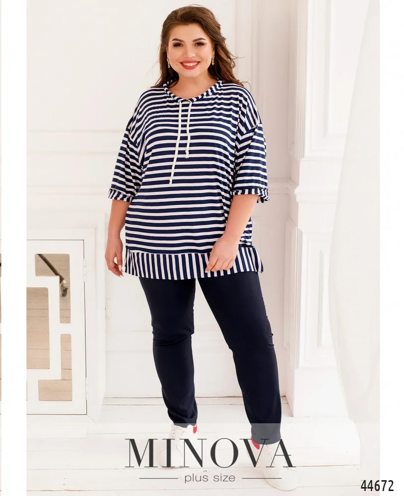 Костюм 188-бело-синий Minova