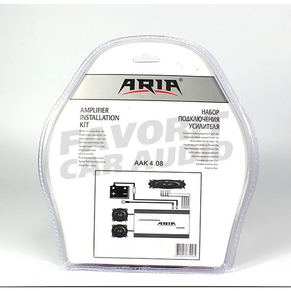 Комплект подкл. ARIA AAK 4.08 4*8GA
