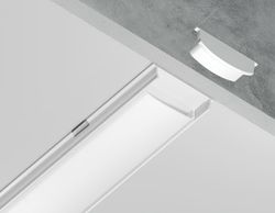 Ambrella Алюминиевый профиль накладной гибкий 18*4 для светодиодной ленты до 15мм Alum Profile GP1600WH