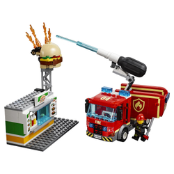 LEGO City: Пожар в бургер-кафе 60214 — Burger Bar Fire Rescue — Лего Сити Город