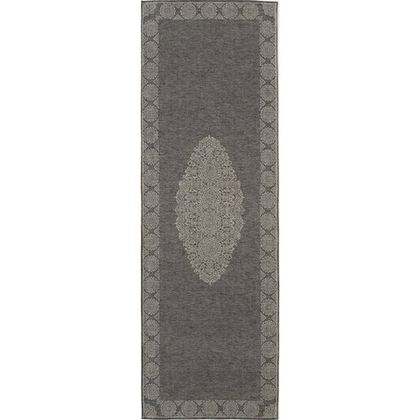 Дорожка на стол Fleur De Chine Leitner 50x150 Серый