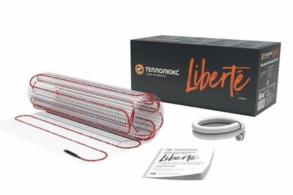 Теплый пол Теплолюкс Liberte 225 Вт, 1.5 кв.м | Нагревательный мат для теплого пола