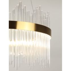 Люстра Rivoli Gwen 6192-201 подвесная светодиодная LED 3000-6300К 112 Вт с пультом | Rivoli