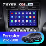 Teyes CC2L Plus 9" для Subaru Forester XV, Impreza 2016-2018