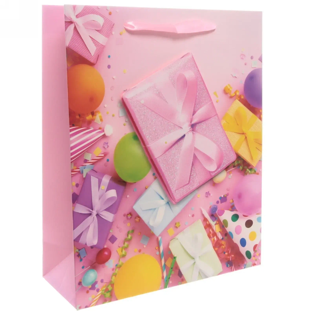 Пакет подарочный «Праздник» 32*26*10 см, микс