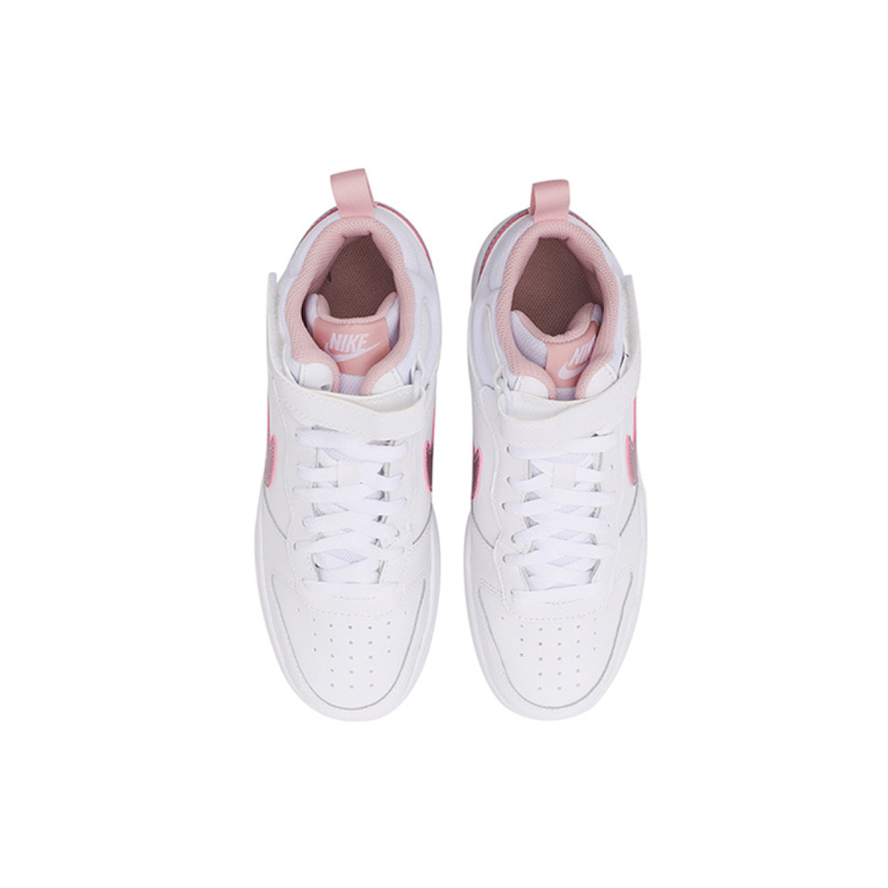 Кроссовки Nike Court Borough Mid 2 GS White Pink Glaze