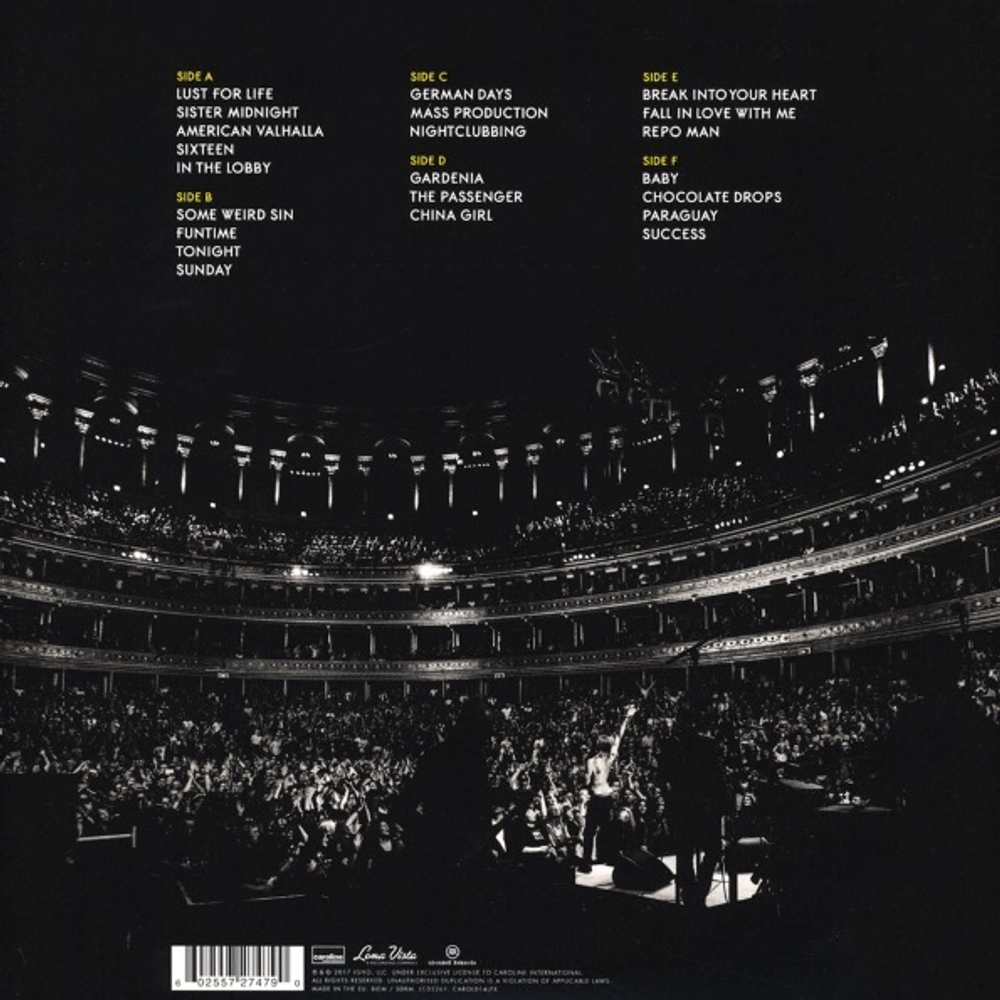 Iggy Pop / Post Pop Depression - Live At the Royal Albert Hall (3LP)
