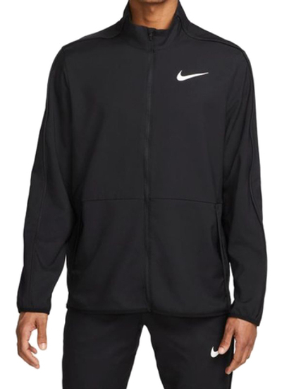Мужская теннисная кофта Nike Dri-Fit Woven Training Jacket - black/black/white
