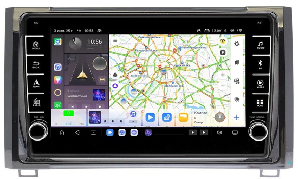 Магнитола для Toyota Tundra 2 2013-2022 - Carmedia OL-9429 (кнопки и крутилки) Android 13, TS20, 6+128Гб, CarPlay, 4G SIM-слот