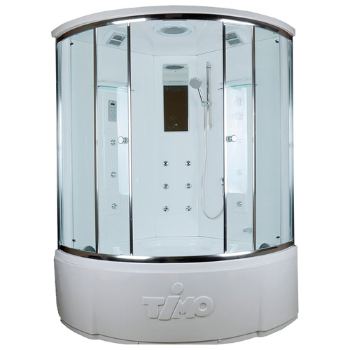 Душевой бокс Timo Lux 135х135 T-7735 C с гидромассажем